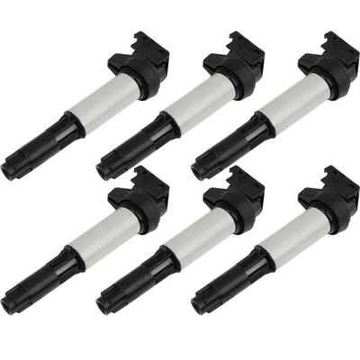 Bobinas de ignição 6 peças BMW 320i 2.2L 2001-2005 BMW 325Ci 2.5L L6 2002-2004 - Imagem 1 de 4