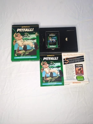 Pitfall (Intellivision, 1982) Complete In Box Tested Working C20 - Image 1 of 4