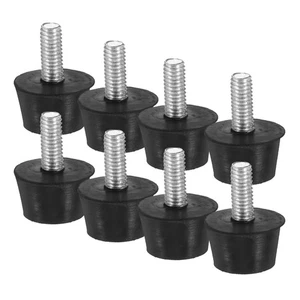 8 Pcs Screwed Foot Pad on Furniture Levelers Adjustable Feet Cabinet Leveling - Picture 1 of 12