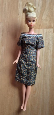 复古 Francie 娃娃 日本制造 - 长发 - 1966 - 1967 年芭比娃娃长睫毛 — 第 1/4 张图片