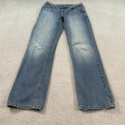 Pantalones de mezclilla para mujer Polo Ralph Lauren 14 pierna recta desgastados estilo vintage Foto 1 de 4