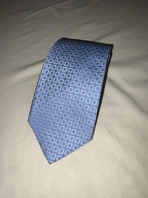 Corbata cuadrada azul para hombre Brooks Brothers 100 % seda hecha en EE. UU. Foto 1 de 3