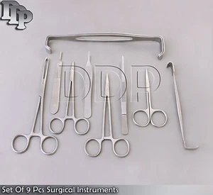Set Of 9 Pcs Surgical Instruments DS-641 - Picture 1 of 3