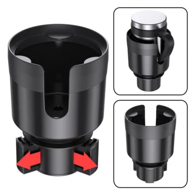 For Large Bottle Mugs Auto Car Cup Holder Expander Adapter Adjustable For TOYOTA Foto 1 de 4
