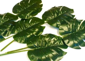 Artificial Flowers Plants Leaves Philo Leaf Garden Fern Cheese Ivy Rose Foliage - Picture 1 of 13