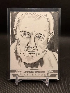 2024 Topps Star Wars Masterwork Obi Wan Kenobi Sketch by Neil Camera 1/1 - Picture 1 of 2