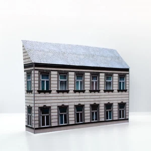 Tarjeta de bajo relieve calibre oo edificio estilo ciudad escala 1/76 - Imagen 1 de 5