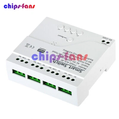 4 Channel Tuya Smart Temperature Humidity Switch Module Sensor Work For Home - Image 1 of 4