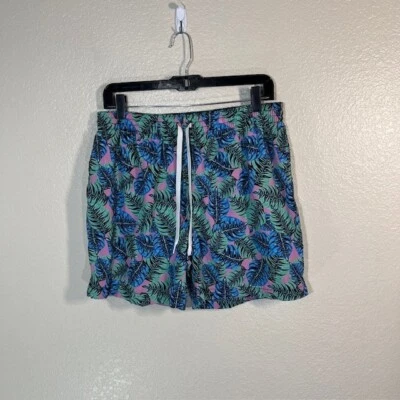 Chubbies Swim Trunks Mens Large Textured Seersucker Shorts 5.5" Floral - Image 1 of 4