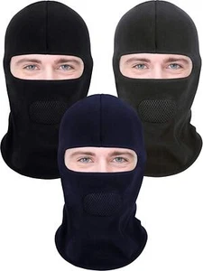 Balaclava Ski Mask Cold Weather Full Face Mask Windproof Warmer Face Cover Scarf - Picture 1 of 16