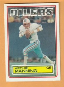 Archie Manning Houston Oilers 1983 Topps #278 Mississippi Rebels Ole Miss 9G - Imagen 1 de 2