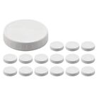 16 Pack Wide Mouth Jar Lids,Plastic Storage Caps for Canning Jars7962