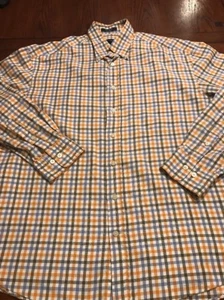 GANT Ohio Oxford Regular Fit Plaid Long Sleeve Shirt Sz XL (T1) - Picture 1 of 9