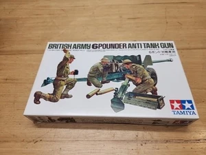 TAMIYA 1/35 Military British Army 6 Pounder Anti-Tank Gun.MIB J - Picture 1 of 2