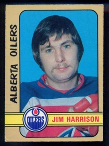 1972 73 OPC O PEE CHEE WHA #292 JIM HARRISON EX-NM ALBERTA Edmonton Oilers - Picture 1 of 2