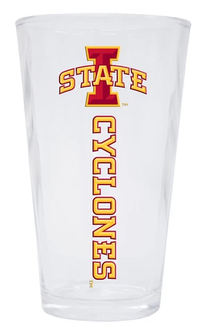 IOWA STATE 16OZ PINT GLASS-IOWA STATE CYCLONES PINT BEER GLASS Cover