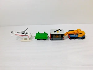 Diecast Metal Thomas Friends Railway Harold + Toby + Butch + extra car Lot x4 - Picture 1 of 14