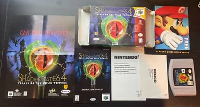 N64 Shadowgate 64 with box, extras, POSTER, and manual CIB Complete Nintendo 64 - Image 1 of 4