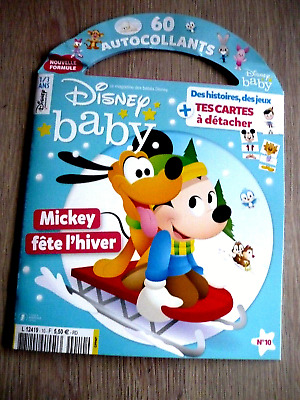 Revue   Disney  Baby  N° 10  -  Janvier  2023  /  Mickey  FÊte  L'hiver • 2.71€