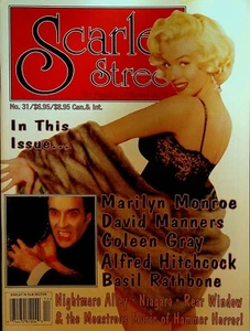 Scarlet Street Magazine 31 Marilyn Monroe Frankenstein Alfred Hitchcock - Picture 1 of 3