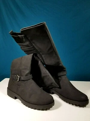 New in Box Olivia Miller Womens Knee High Boots Size 11 US - Black - Image 1 of 4