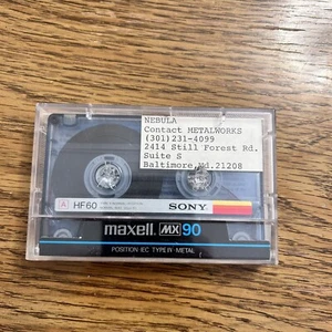 Nebula- 3 Song Demo Tape Metalworks Self Released Baltimore 80s Heavy Metal RARE - Picture 1 of 5