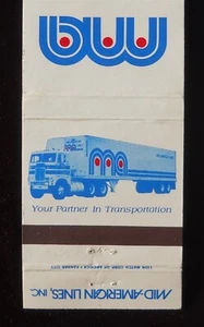 1970s OLD COE TRUCK Mid-American Lines Hutchinson Wichita Arkansas City KS MB - Picture 1 of 2