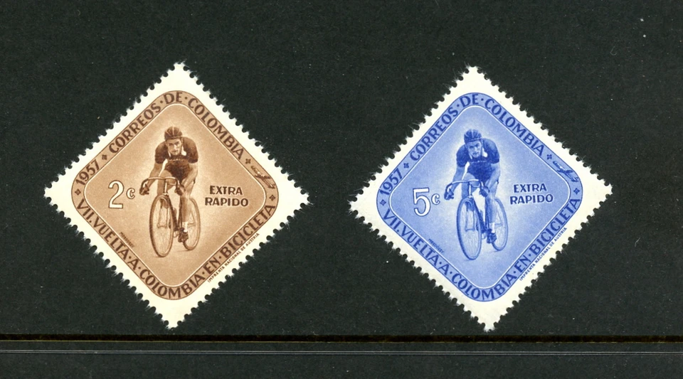 G351 Colombia 1957 bicicleta tour 2v.   MNH    Foto 1 de 1