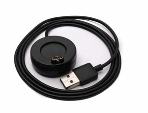 USB 2.0 Cable 100cm Charging Cable for Garmin Venu 1 2 2S SQ Lily Smartwatch Black - Picture 1 of 6