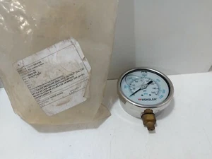 Weksler BY45YPG4LW Pressure Gauge 0-160 PSI 1/4" NPT - Picture 1 of 6