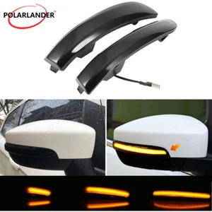 Dual Colour Running Rear View Mirror 2pcs Dynamic Turn Signal Light Ford Evoque - Picture 1 of 11