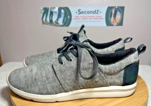 TOMS Denim Black Gray Women's Casual Shoes Size 10 - Picture 1 of 8