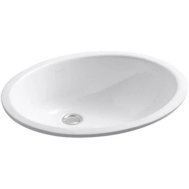 Kohler K-2210-0 Caxton Under-Mount Bathroom Sink - White