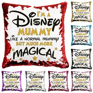 Disney Mummy Sequin Pillow Christmas Birthday Magic Reveal Mother Day Gift Mum - Picture 1 of 58