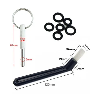 Juego de herramientas de reparación de cafetera Capresso con juntas tóricas y cepillo de limpieza Foto 1 de 4