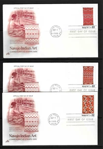 USA SC # 2235-2238 And 2238a Navajo Art FDC . Artcraft Cachet - Picture 1 of 2