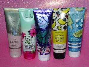 BATH & BODY WORKS BODY CREAM 8 OZ. SINGLES HOLIDAY AND MORE *CHOOSE SCENT* NEW - Picture 1 of 173