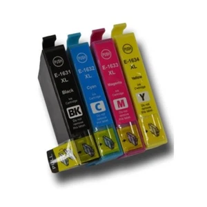 SET 10 CARTUCCE COMPATIBILI EPSON T1631, T1632, T1633, T1634 - Foto 1 di 1
