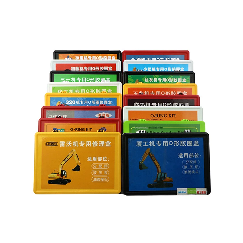 O-ring Seal Kit Boxed for Sumitomo Hitachi Doosan Sany Excavator O-ring Seal Kit - Image 1 of 4