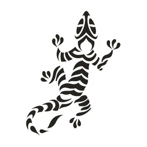 * 1 Sticker Lézard Tribal * de 15cm à 50cm * - Foto 1 di 13