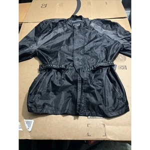 Xelement Advanced Motorcycle Rain Jacket Black, Medium Size, Biker Gear - Picture 1 of 18