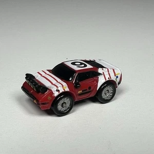 Vintage 1987 Galoob Micro Machines Ferrari 308 Red White Stripe Mini Sports Car - Picture 1 of 8