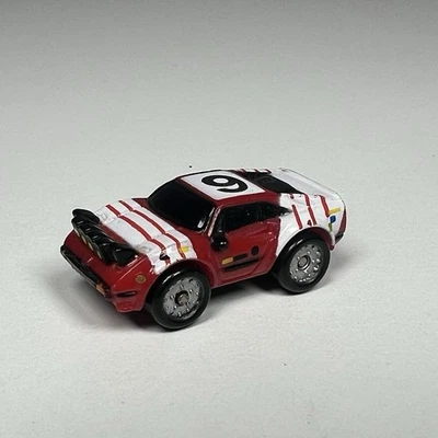 Vintage 1987 Galoob Micro Machines Ferrari 308 Red White Stripe Mini Sports Car - Image 1 of 4