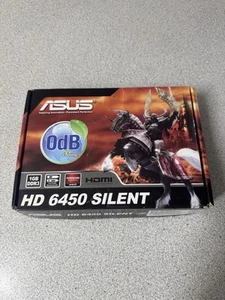 ASUS Radeon HD 6450 1GB DDR3 PCIe 2.1 EAH6450 Silent/DI/1GD3 Video Card - Afbeelding 1 van 7
