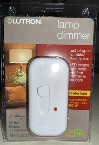 NUEVO NIP NOS Lutron Lámpara Atenuador con Luz Localizadora Cable de 6 pies TT-300NLH-WH - Imagen 1 de 3