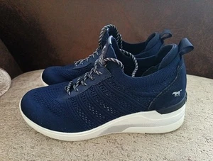 Mustang Zapatillas Talla EU 37 UK 4 Color Azul Oscuro Zapatillas Con Cordones - Imagen 1 de 10