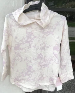 Grayson Mini Toddler Girls 4T Purple/Ivory Tie-Dye Pullover Hooded Sweatshirt E - Picture 1 of 5