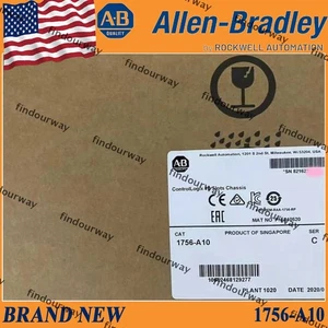 Factory Sealed PLC-AB 1756-A10  ControlLogix 10 Slots Chassis - Picture 1 of 3