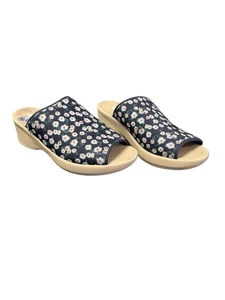 Bzees Floral Slip On Sandals Women’s Size 8.5 - Picture 1 of 9