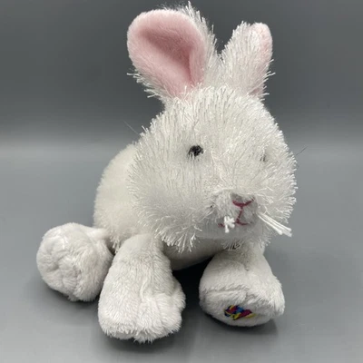 Webkinz Ganz And LIL Kinz Bunny Rabbit White & Pink Plush Soft Toy No Code - Image 1 of 4